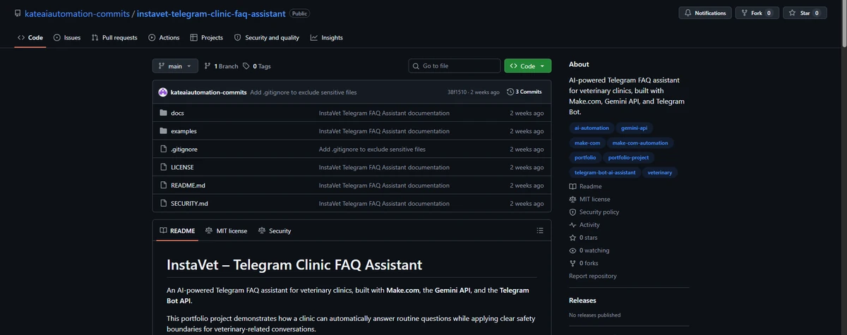 AI-Powered Clinic FAQ Assistant with Safety Guardrails evidence: Documented Project Build